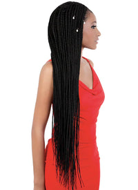 Motown Tress 13x4 Lace Box Braid Wig L134.BOX38 Color 1B - ANNS BEAUTY SUPPLY