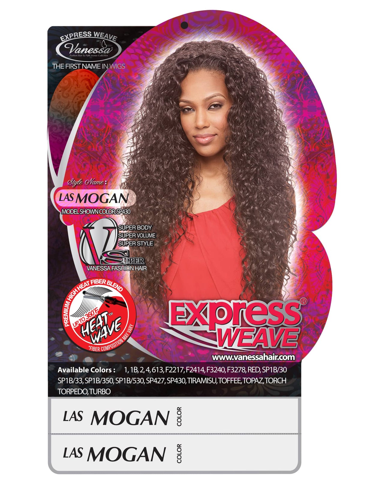 Vanessa Express Weave Half Wig Las Mogan - ANNS BEAUTY SUPPLY