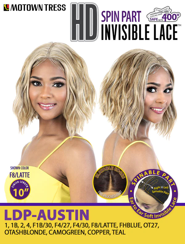 Motown Tress HD Invisible Lace Spinable Part Wig LDP Austin