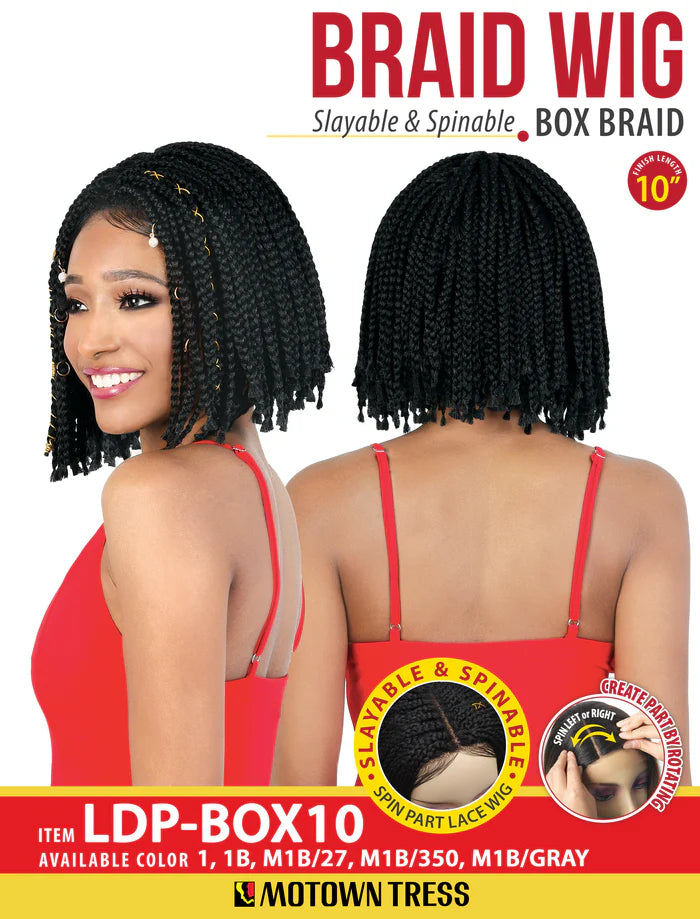 Motown Tress Box Braid Slayable & Spinable Part Lace Wig LDP BOX10 - ANNS BEAUTY SUPPLY
