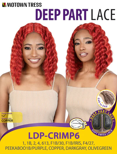 Motown Tress Swiss Deep Part Lace Front Wig LDP.CRIMP6 - ANNS BEAUTY SUPPLY
