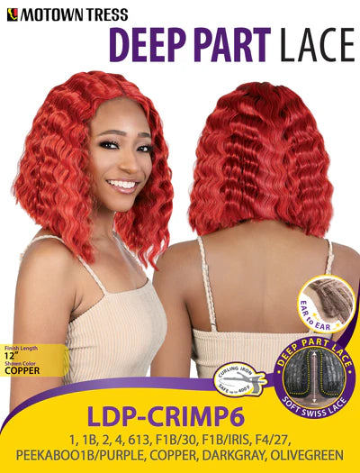 Motown Tress Swiss Deep Part Lace Front Wig LDP.CRIMP6 - ANNS BEAUTY SUPPLY