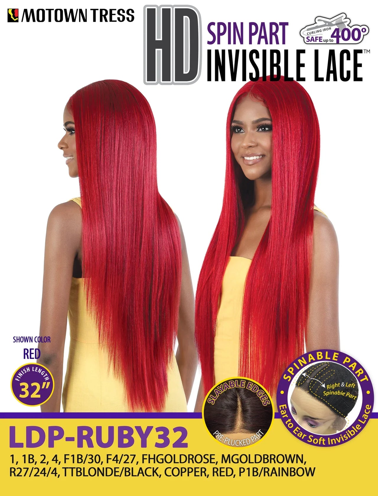 Motown Tress Synthetic HD Invisible Lace Wig LDP.RUBY32 - ANNS BEAUTY SUPPLY