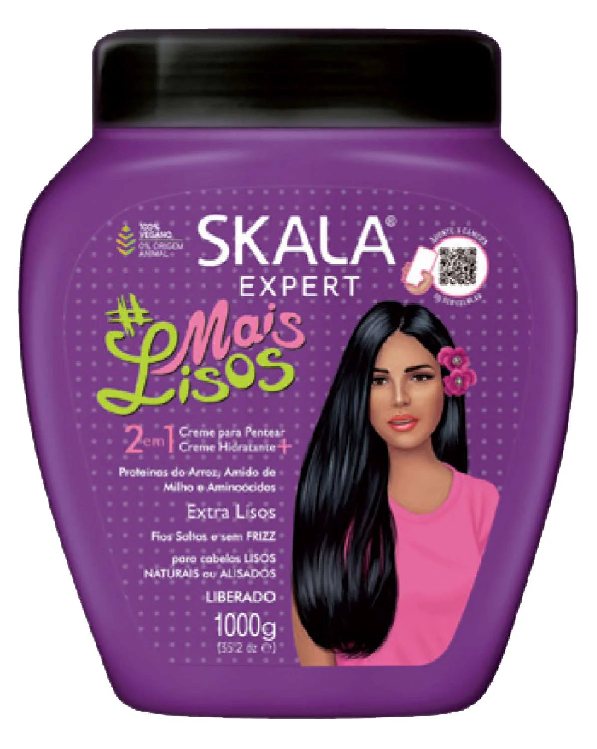 Skala Expert #MaisLisos 2-in-1 Conditioning Treatment & Combing Cream (1000g) - ANNS BEAUTY SUPPLY