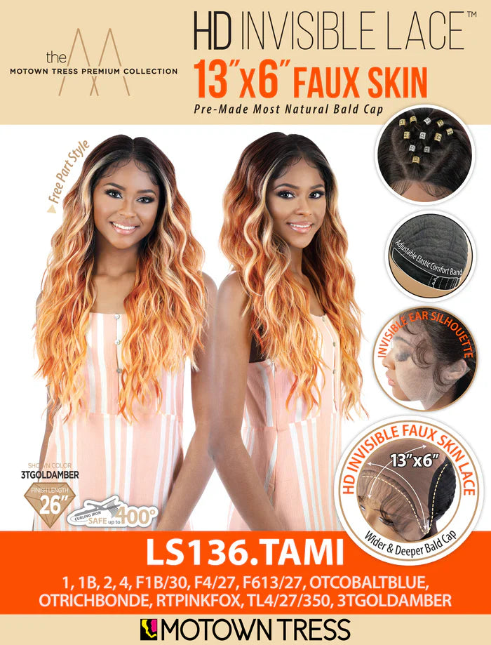 Motown Tress 13X6 Faux Skin HD Lace Front Wig LS136.TAMI - ANNS BEAUTY SUPPLY