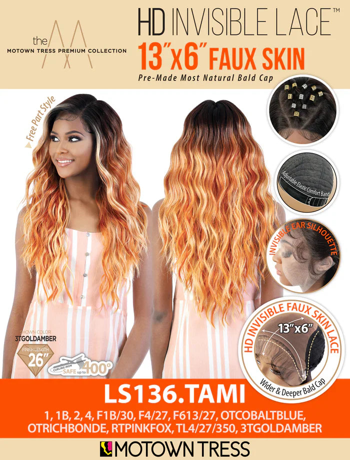 Motown Tress 13X6 Faux Skin HD Lace Front Wig LS136.TAMI - ANNS BEAUTY SUPPLY