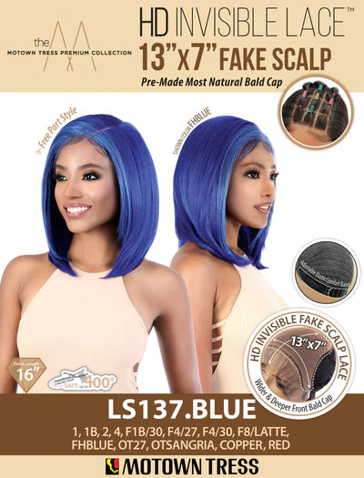 Motown Tress HD 13x7 Lace Front Wig LS137.BLUE - ANNS BEAUTY SUPPLY
