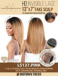Motown Tress 13x7 HD Invisible Fake Scalp Lace Front Wig LS137.PINK - ANNS BEAUTY SUPPLY
