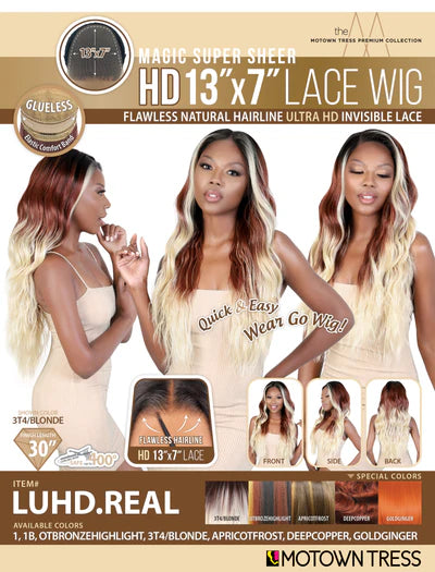 Motown Tress Ultra Glueless HD 13X7 Lace Front Wig LUHD.REAL - ANNS BEAUTY SUPPLY