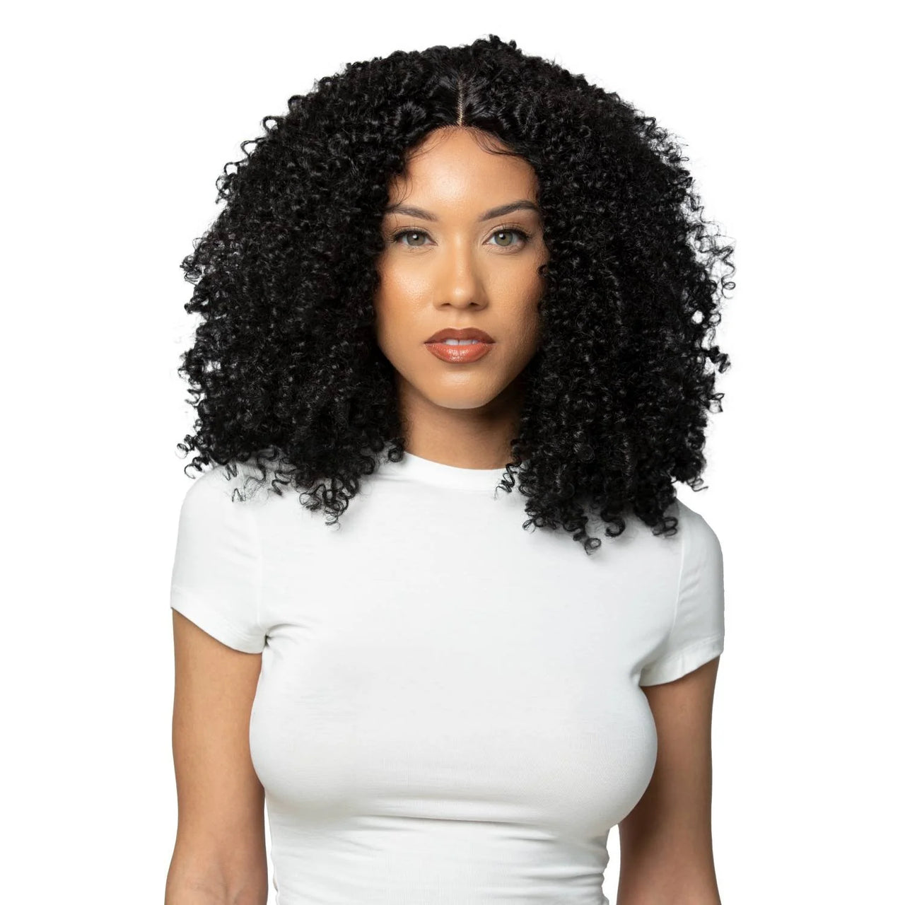 Urban Beauty Queen B Natural Lace Front Deep Part Curly Wig LW351 Kalifa