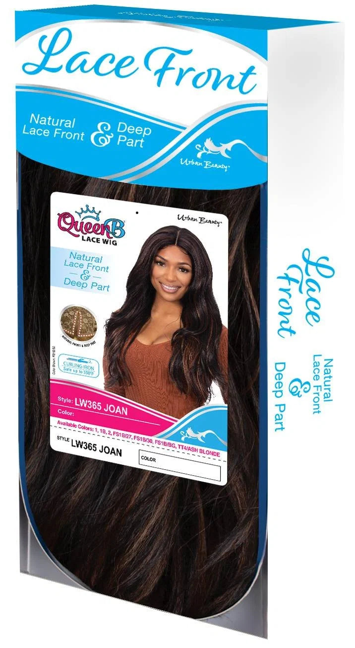 Urban Beauty Queen B Natural Lace Front Deep Part Wig LW365 Joan