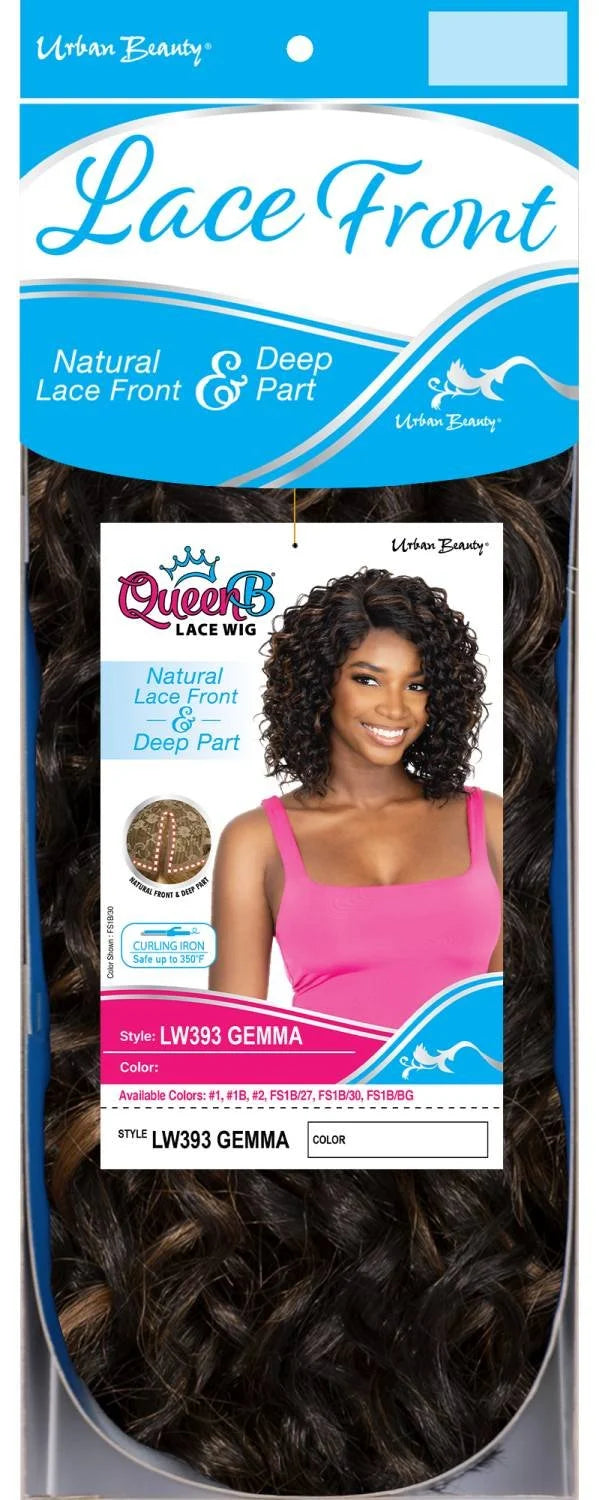 Urban Beauty Queen B Lace Front Wig Natural Deep Part LW393 Gemma