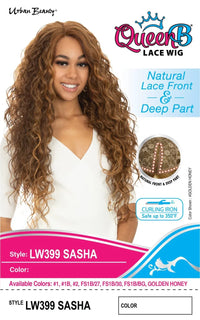 Queen B Natural Lace Front Wig LW399 SASHA