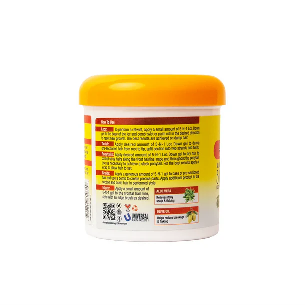 Jamaican Mango & Lime 5-N-1 Loc Down Net Wt. 16 Oz (454 g) - ANNS BEAUTY SUPPLY