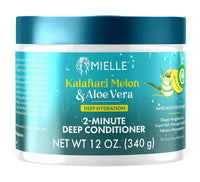Mielle Kalahari Melon Aloe Vera 2 Minute Deep Conditioner Hydration Treatment 12oz - ANNS BEAUTY SUPPLY