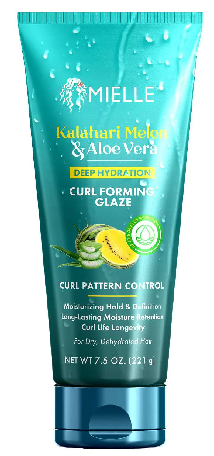 Mielle Kalahari Melon Aloe Vera Curl Forming Glaze Deep Hydration 7.5oz - ANNS BEAUTY SUPPLY