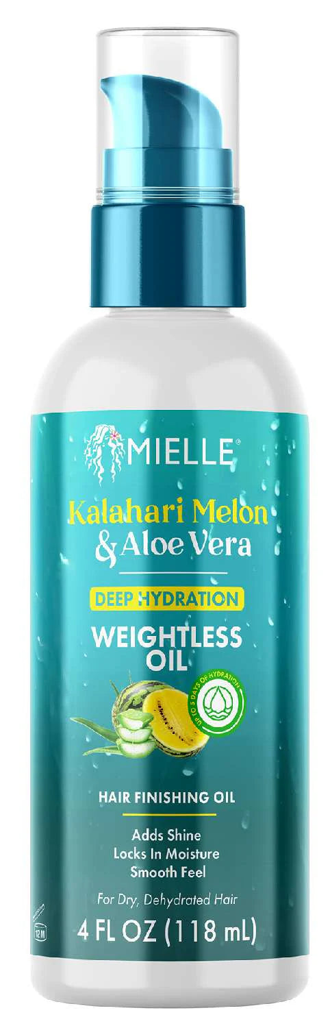 Mielle Kalahari Melon and Aloe Vera Weightless Oil Hair Finishing Oil 4 oz - ANNS BEAUTY SUPPLY