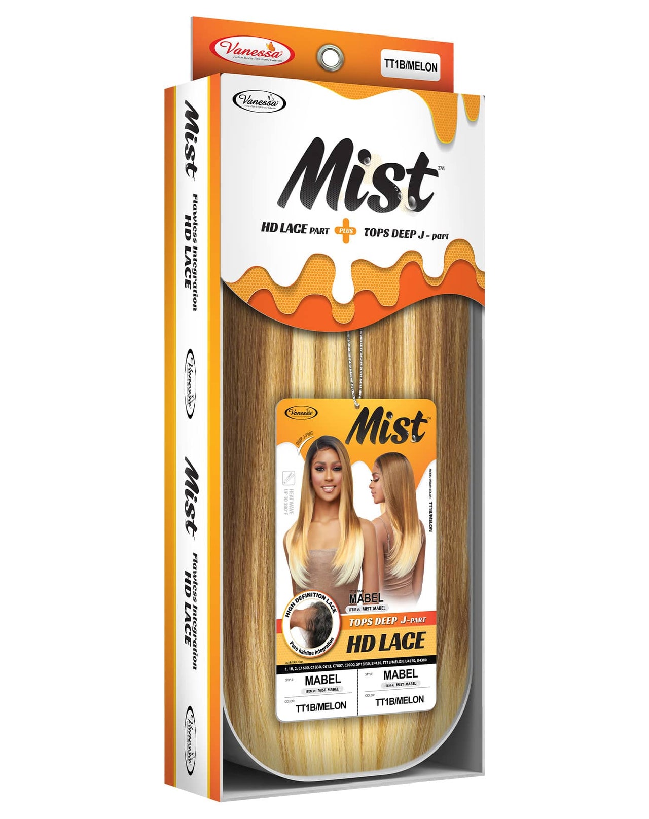 Vanessa Mist HD Lace Deep J-Part Wig Mabel - ANNS BEAUTY SUPPLY
