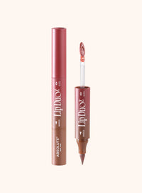 Absolute New York Lip Duoz – Double-Ended Lip Marker & Gloss - ESPRESSO