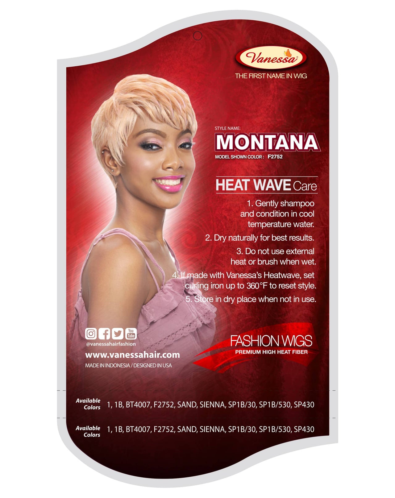 Vanessa Fashion Full Wig Montana - ANNS BEAUTY SUPPLY
