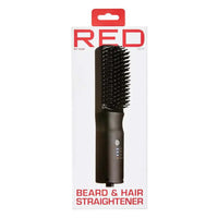 RED by Kiss Premium Beard Straightener Styling Comb