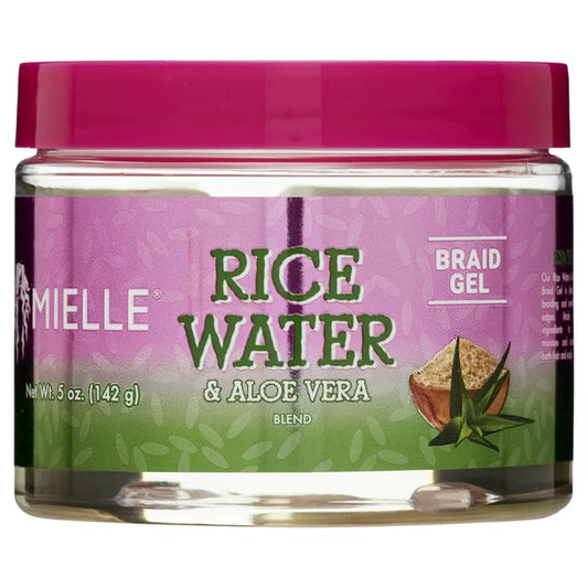 Mielle Rice Water Collection & Aloe Vera Braid Gel 5 Oz