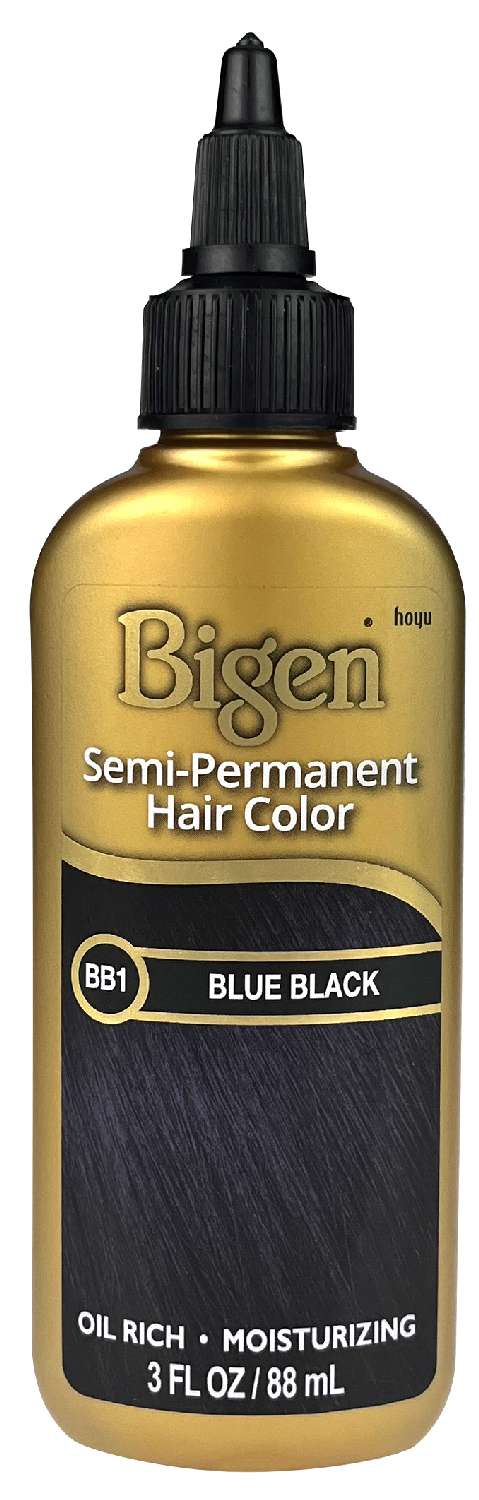 Bigen Semi-Permanent Hair Color BB1 Blue Black 3 Oz - ANNS BEAUTY SUPPLY