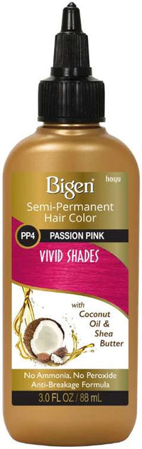 Bigen Vivid Shades Semi-Permanent Hair Color – PP4 Passion Pink – 3 fl oz - ANNS BEAUTY SUPPLY