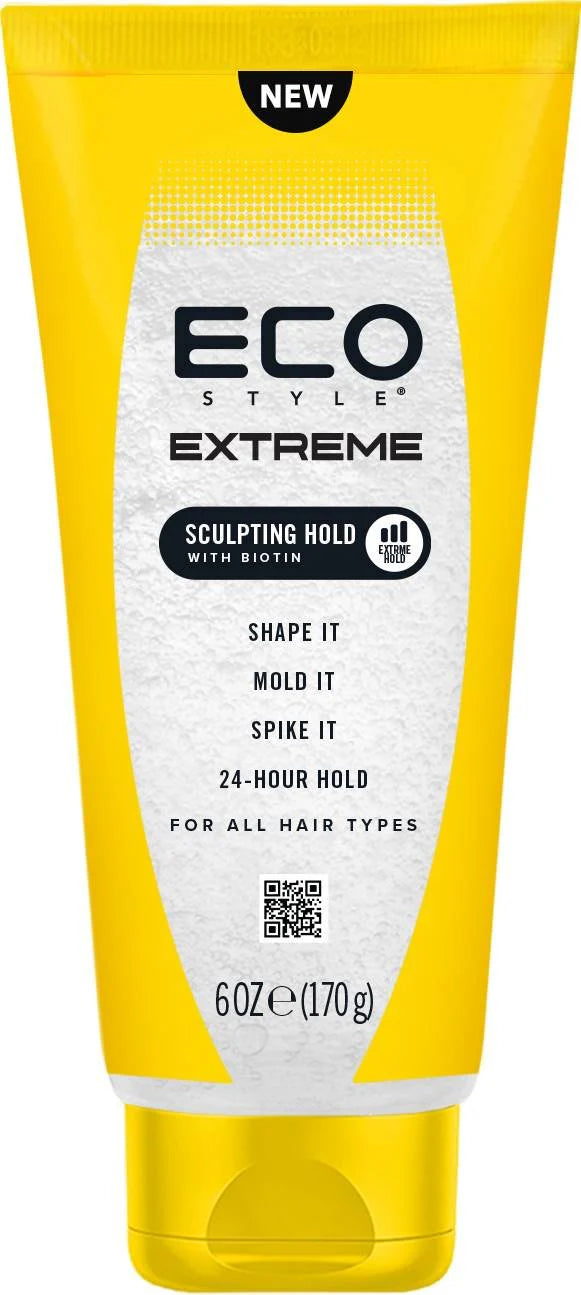 Eco Style Extreme Sculpting Hold Styling Gel with Biotin (6 oz / 170 g) - ANNS BEAUTY SUPPLY