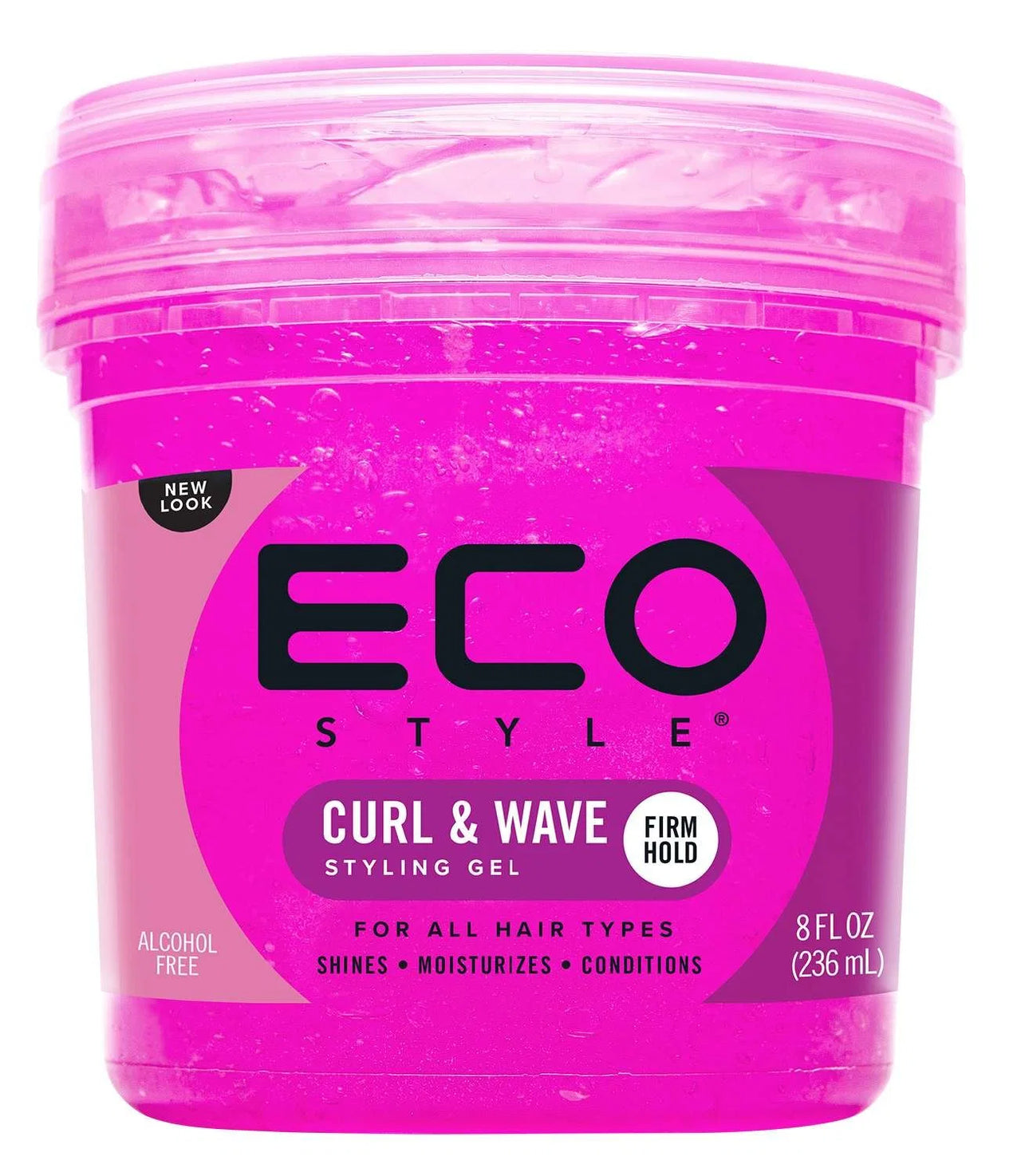 Eco Style Curl & Wave Styling Gel Firm Hold – 8 oz