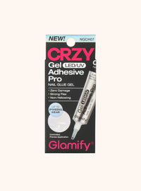 Glamify CRZY Gel LED UV Adhesive Pro Nail Glue Gel NGCH07 - ANNS BEAUTY SUPPLY