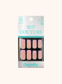 Glamify Couture Press On Nails Square Long Style NTCT11 - ANNS BEAUTY SUPPLY