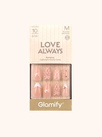 Glamify Love Always Press On Nails  Medium Round NTLA04 - ANNS BEAUTY SUPPLY