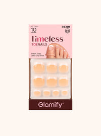 Glamify Timeless Toenails Press On French Tip NTTN01 - ANNS BEAUTY SUPPLY