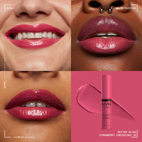 NYX Professional Makeup Butter Gloss – Strawberry Cheesecake 0.27 fl. oz. / 8 mL