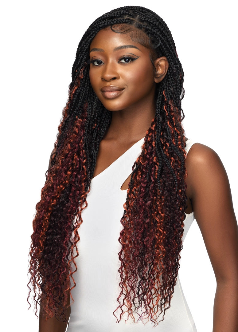 Outre 13"x 4" HD Pre-Braided Lace Front Wig Boho Box Braid 30" QLOBBB30 - ANNS BEAUTY SUPPLY
