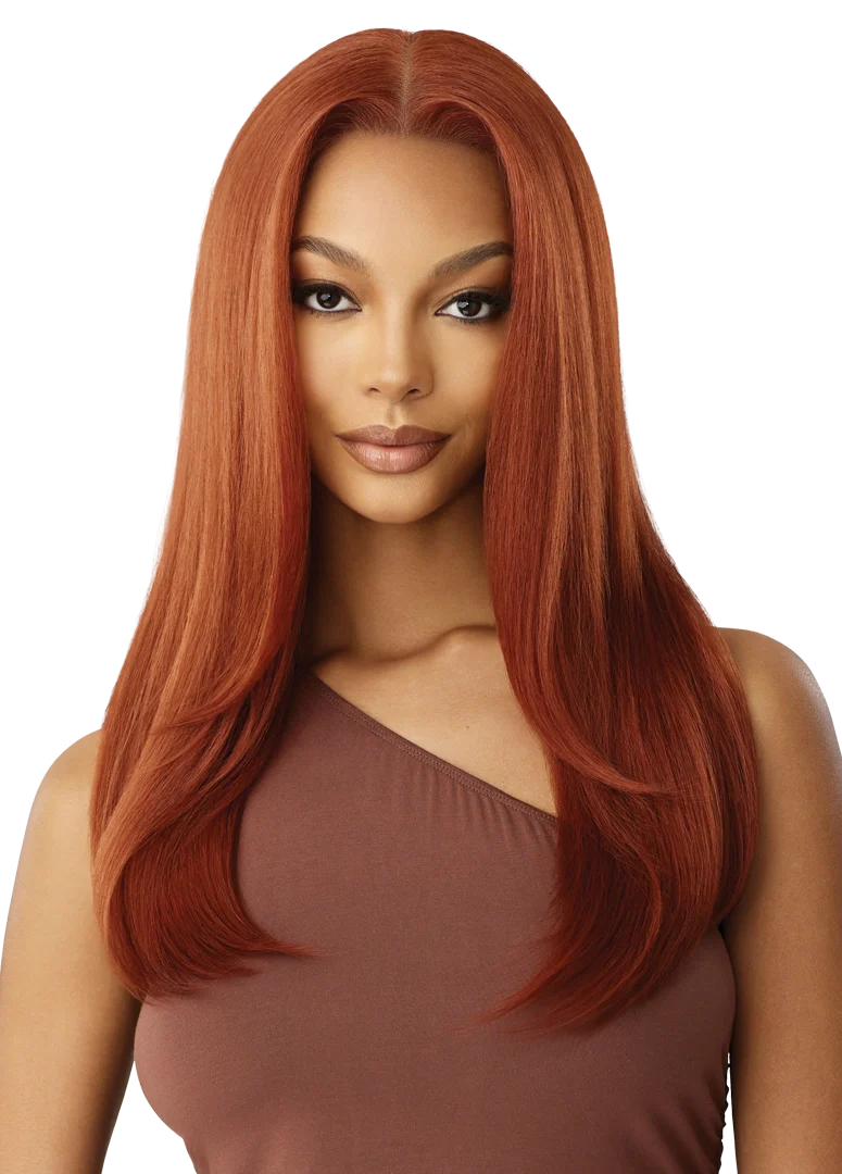 Outre 5"x 5" HD Lace Closure Lace Front Wig HHB-Natural Yaki 22 QLHBO55NY22 - ANNS BEAUTY SUPPLY