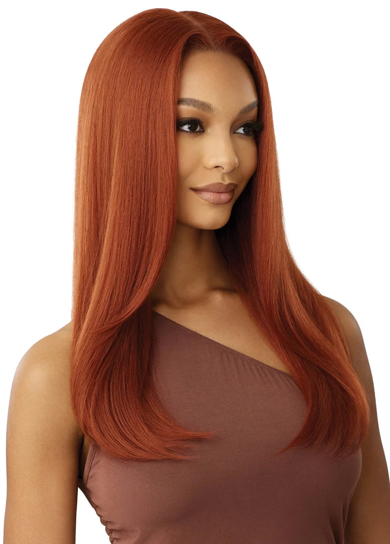 Outre 5"x 5" HD Lace Closure Lace Front Wig HHB-Natural Yaki 22 QLHBO55NY22 - ANNS BEAUTY SUPPLY