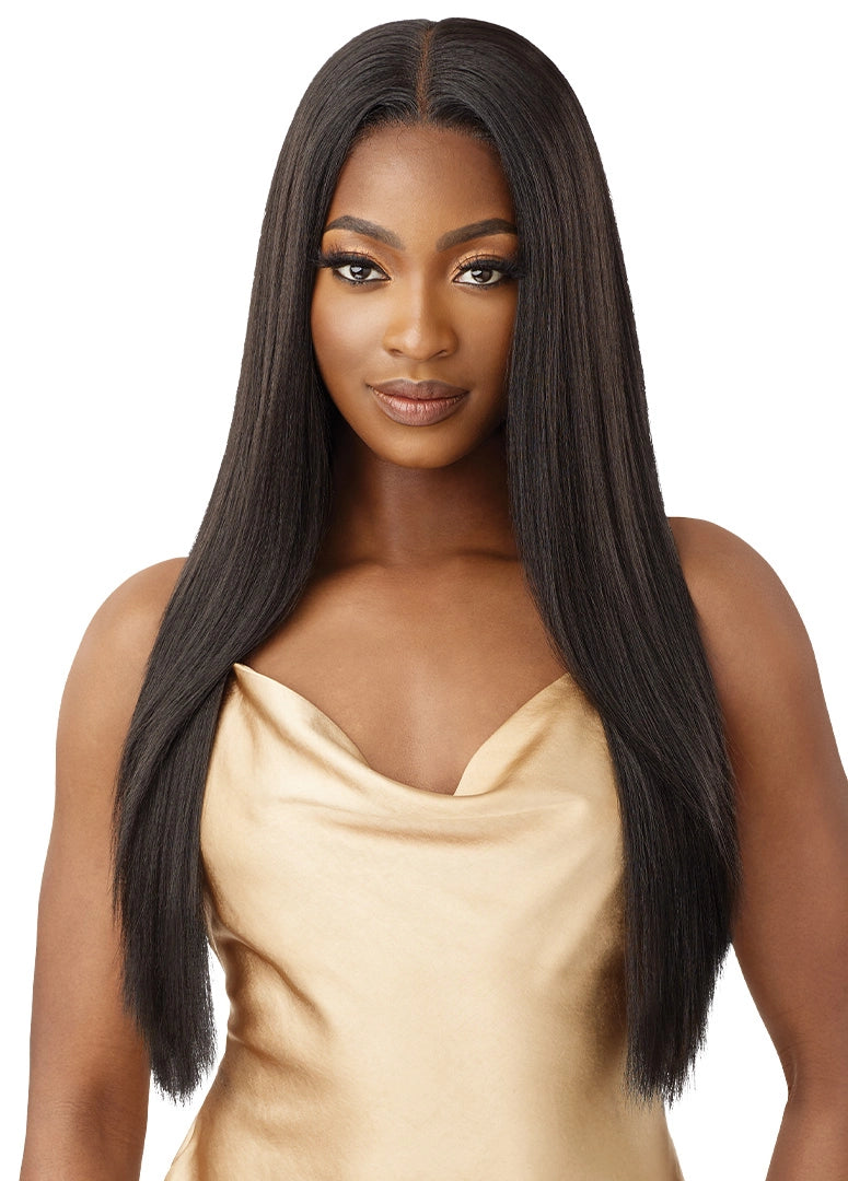 Outre 5"x 5" HD Lace Closure Lace Front Wig HHB-Yaki Straight 26" QLHBO55YS26 - ANNS BEAUTY SUPPLY