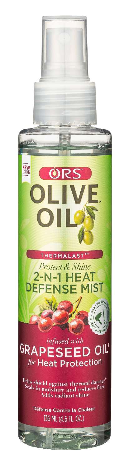 ORS Olive Oil Thermalast Protect and Shine 2 N 1 Heat Defense Mist 4.6 oz - ANNS BEAUTY SUPPLY