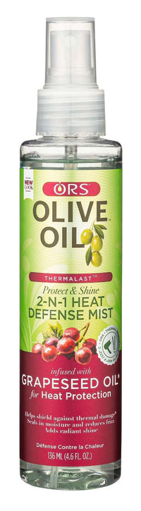 ORS Olive Oil Thermalast Protect and Shine 2 N 1 Heat Defense Mist 4.6 oz - ANNS BEAUTY SUPPLY