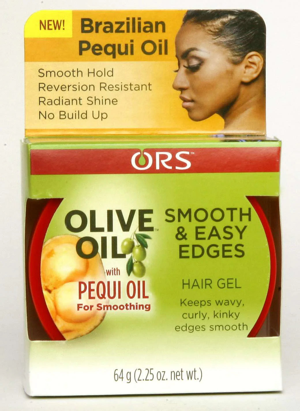 ORS Olive Oil Smooth & Easy Edges Hair Gel with Brazilian Pequi Oil – 2.25 oz - ANNS BEAUTY SUPPLY