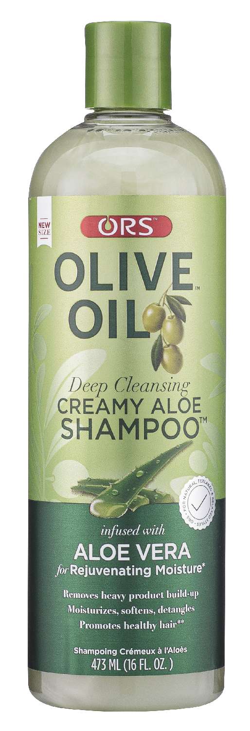 ORS Olive Oil Creamy Aloe Shampoo Deep Cleansing 16 oz - ANNS BEAUTY SUPPLY