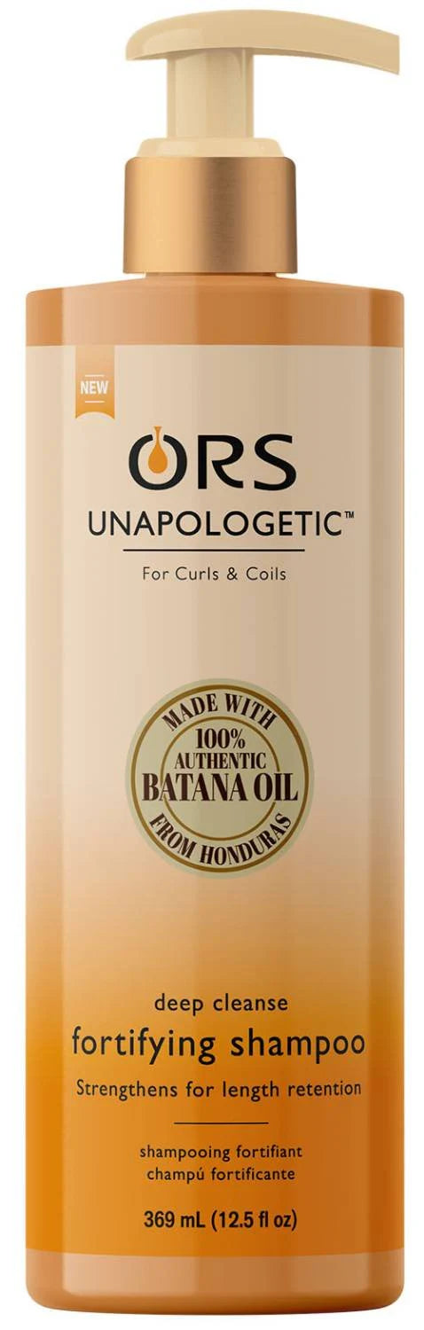 ORS Unapologetic Batana Oil Fortifying Shampoo 12.5 oz - ANNS BEAUTY SUPPLY