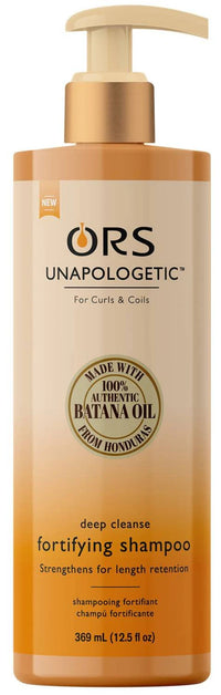 ORS Unapologetic Batana Oil Fortifying Shampoo 12.5 oz - ANNS BEAUTY SUPPLY