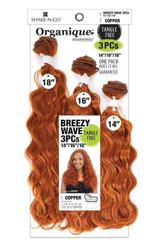 Shake N Go Organique Mastermix Breezy Wave 3PCS 14 16 18
