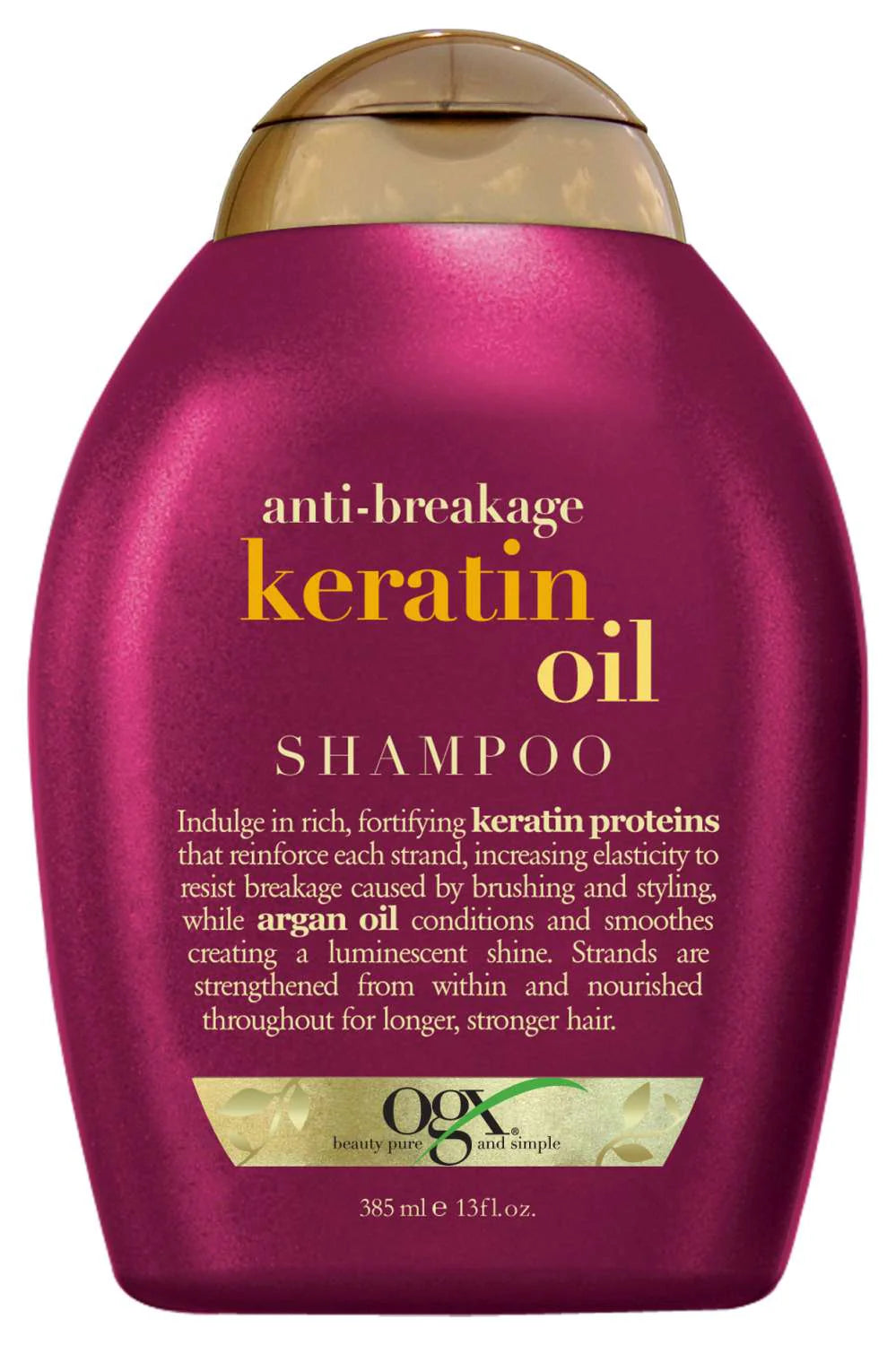 OGX Anti Breakage Keratin Oil Shampoo 13 oz - ANNS BEAUTY SUPPLY