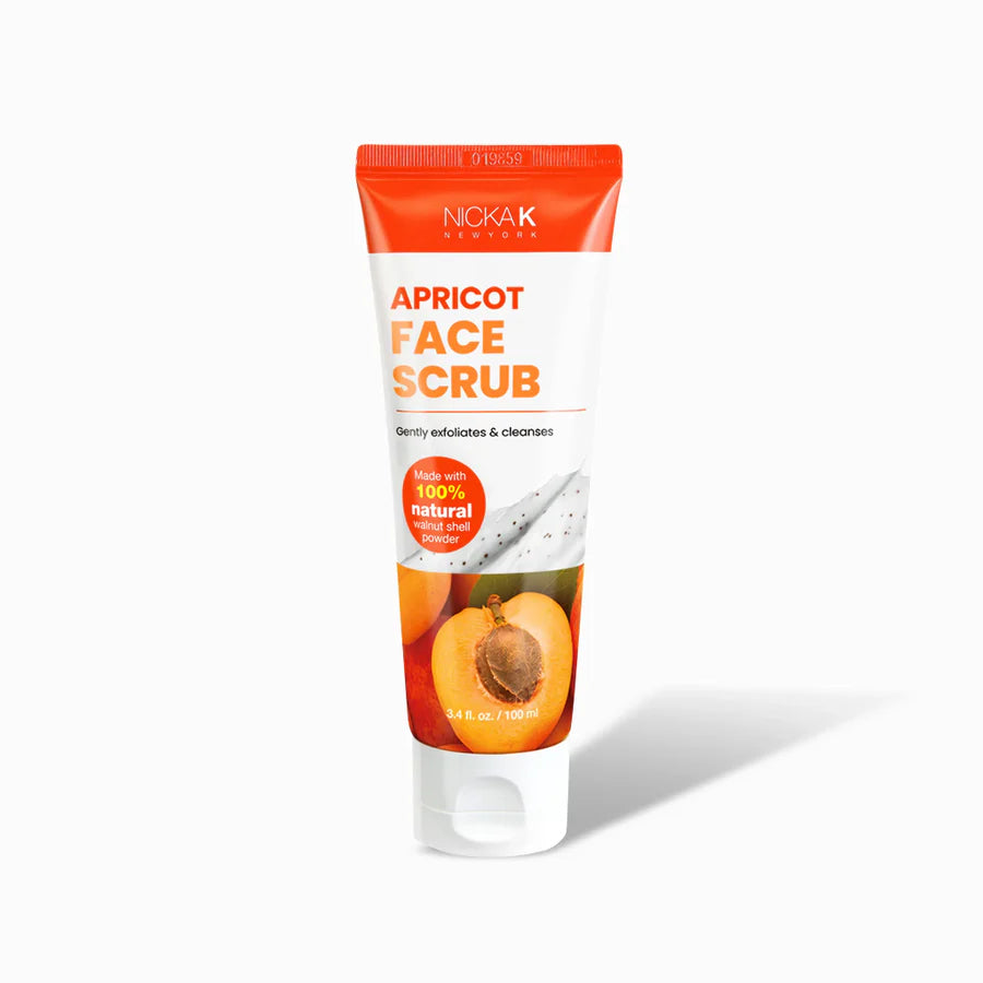 Nicka K Apricot Face Scrub 100 ml Gentle Exfoliating Cleanser - ANNS BEAUTY SUPPLY