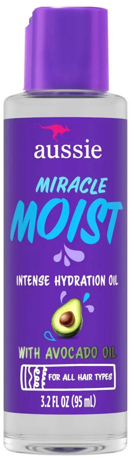 Aussie Miracle Moist Intense Hydration Oil Avocado Oil 3.2 oz - ANNS BEAUTY SUPPLY