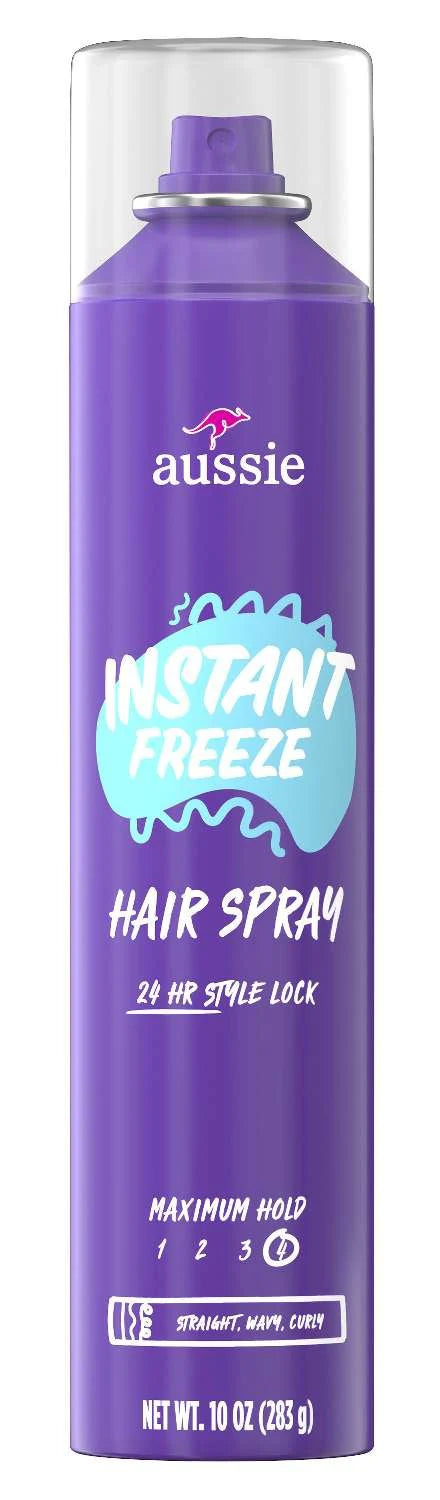 Aussie Instant Freeze Hair Spray – Maximum Hold 10oz - ANNS BEAUTY SUPPLY